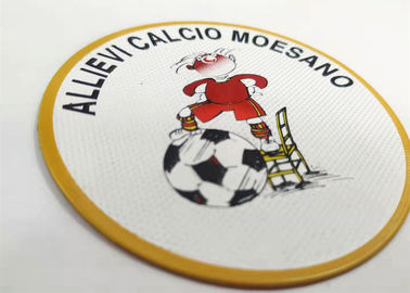 Personalized Custom Clothing Patches Iron On Heat Transfer 3D Embossed Logo Sticker High Frequency