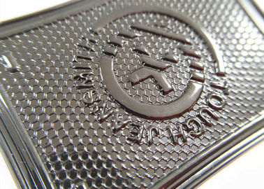 Custom Personalized embossed Logo Jeans Genuine Leather Patch/Leather Label For Garment