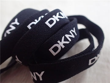 Black Underwear Elastic Band With Printing White Silicone Logo Environmental Protection