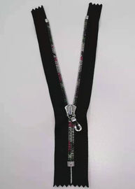 Colorful 5# And Small Metal Teeth  Zippers For Coats / Open Ended Metal Zips
