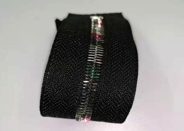 Colorful 5# And Small Metal Teeth  Zippers For Coats / Open Ended Metal Zips