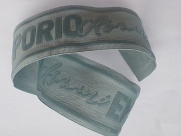 Silicon Screen Printing Ribbon Woven Non Elastic Tape Spandex + Silicon Material