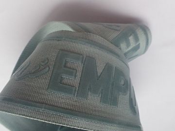Silicon Screen Printing Ribbon Woven Non Elastic Tape Spandex + Silicon Material