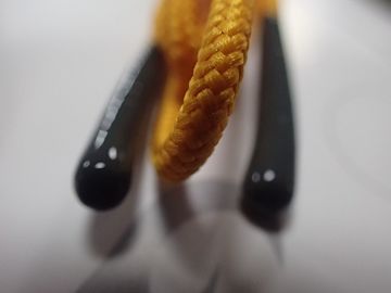 Fashionable Non Elastic Cord With Shiny Silicone Endings Environmentally Friendly