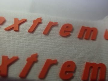 Normal Ink Of High Density Heat Transfer Clothing Labels Customized Shape