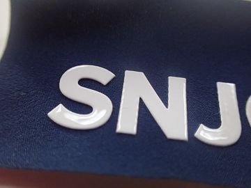 Custom Logo Silicon Heat Transfer Clothing Labels For Luggages