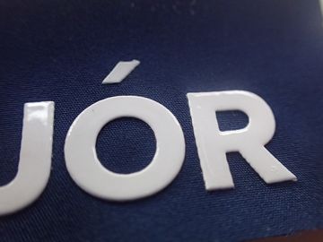 Custom Logo Silicon Heat Transfer Clothing Labels For Luggages