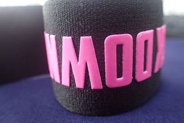 Custom Yoga Gym Jacquard Elastic Band Silicon Screen Print For Underwear