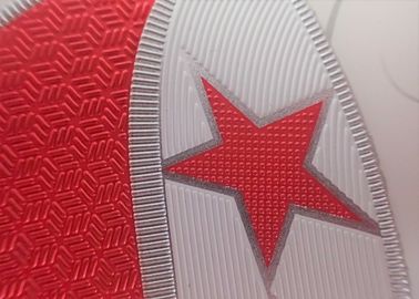 Soft  Iron On TPU Badges Silk Screen Printing 3D Embossed Logo Heat Transfer
