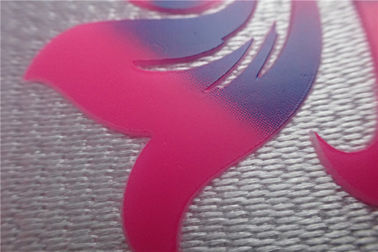 Fashion Tatami Aaterial Custom Garment Patches ,  With Colorful 3D Logo On Patches