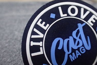 Screen Printing Clothing Microfiber Rubber Logo Patches