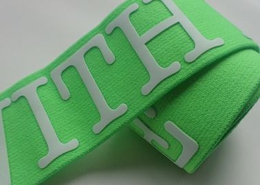 Customized Colored Logo Printing Manufacturers Elastic Book Band Jacquard Elastic