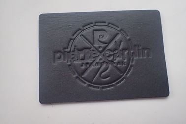 Manufacturer Custom logo Logo Embossed Leather Patches for Handbag,For Hat/Clothing