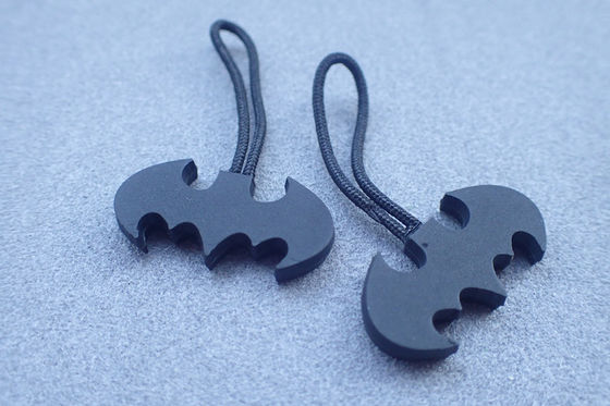 Soft Material Rubber Zipper Puller For Handbags Backpacks