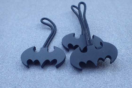 Soft Material Rubber Zipper Puller For Handbags Backpacks