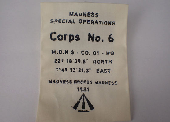 Polyester Fashion Size Garment Label Custom Clothing Woven Labels