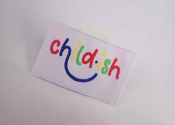Garment Clothes Woven Label Clothing Tag Low Minimum Customized Size