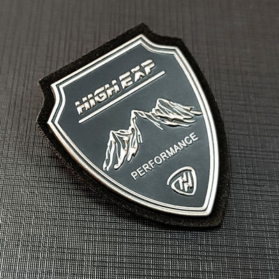 Clothing Logo Patches High Frequency Soft Embossed Badge 3D Tpu Patch For Clothes