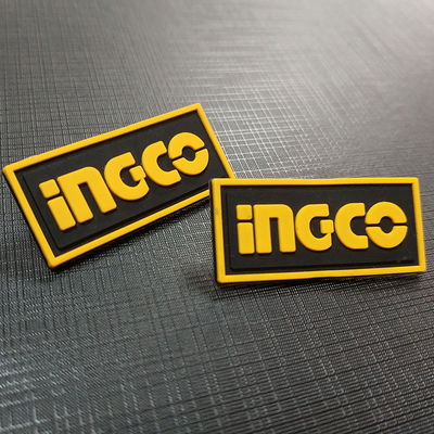 OEM Clothing 3D Pvc Patches Sweatshirt Hanging Tags Garment Label Custom Logo