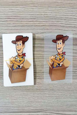 Custom Artwork Heat Transfer Printed Stickers Fabric Stickers