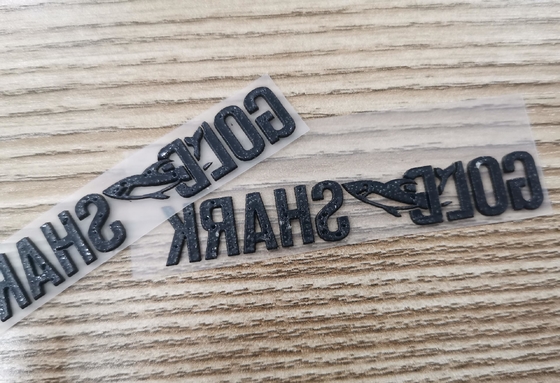 Customized Printing 3D Silicone Heat Transfer Labels For Clothing