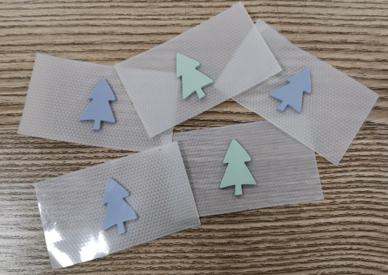 3D Molded Silicone Heat Transfer Labels Embossing Printing Technics