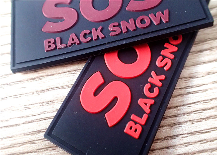 Personalized Design Custom 2D/3D Embossed Brand Name Logo For Clothing