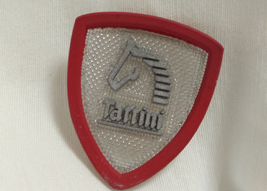 Custom Rubber Logo Patches Silicone Badge For Outdoor Wear / Shoes / Bags