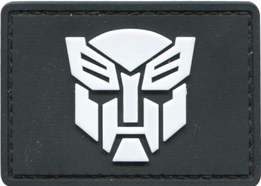 Large Soft Clothing Brand Patches , Custom 3d Rubber Patches For Boots