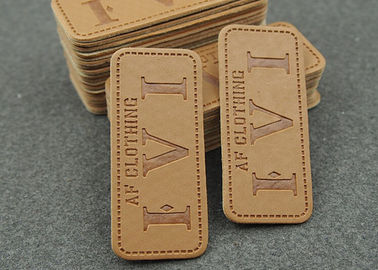 Durable Custom Clothing Patches Leather Patches For Jeans Logo Printable
