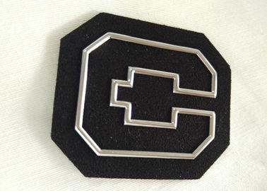 Personalized Non - Phthalate High Frequency 3D Rubber Patches With Silver Tpu Logo