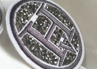 Creative 3D Rubber Logo Patches , Washable Fabric PVC Clothing Labels