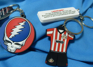 Festival Fashion Design Custom Imprinted Promotional Items Silicone Souvenir Keychain