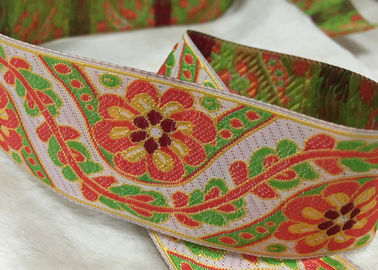 Fashion Design Printed Striped Cotton Woven Tape Garment Accessories
