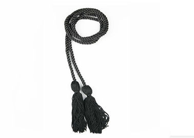 Decorative Chinese Knotting Cord , Colored Polyester / Nylon Rattail Satin Cord