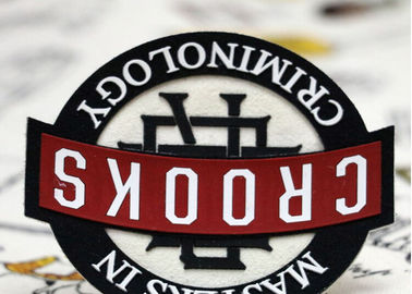 High End 3d Custom Clothing Patches PVC /  Rubber /  Silicone Labels For Clothing