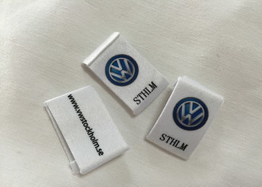 Fabric Printed Woven Clothing Labels For Children'S  Custom Brand Logo