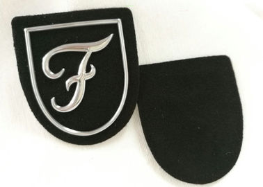 Promotional Silver Tpu Logo Raised Custom Pvc Patches No Minimum