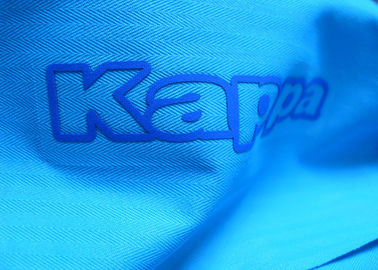 Durable Custom Clothing Patches , Pvc Rubber Printing Heat Transfer Label