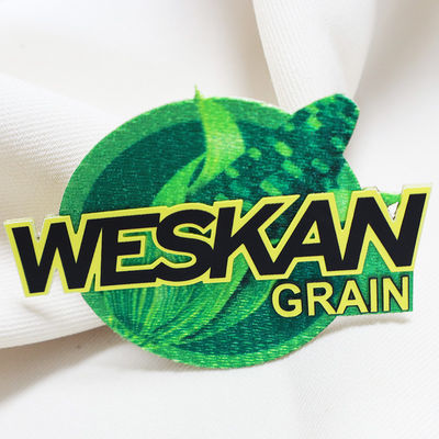 Custom Personalized Sublimation Printing Silicone Tatami Heat Transfer Labels Letter Name Luxury Garment Sticker