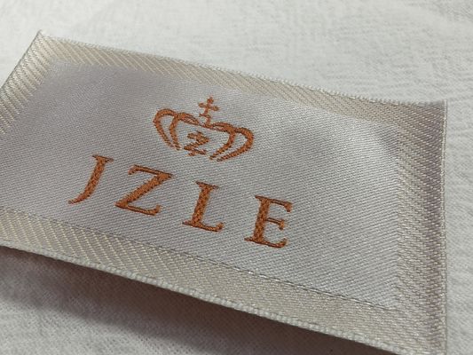 Custom Embroidery Patches Neck High Density Woven  Luxury Labels For Shoes