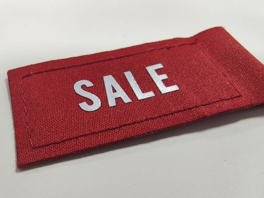 Customized Ink Sale Tags Clothing Patches Screen Printing Logo Woven Label