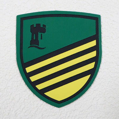 Custom Silicone Screen Printed Label Waterproof Durable Logo Tag for Sportswear & Uniforms