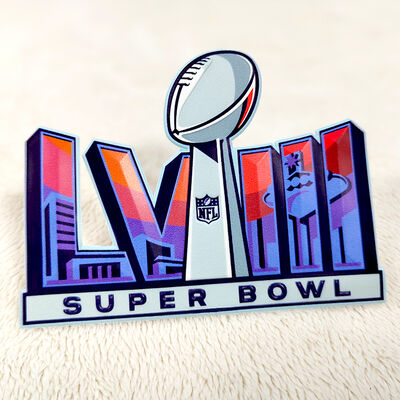 Custom TPU High-Frequency Patch - Super Bowl LVIII Sports Emblem for Apparel