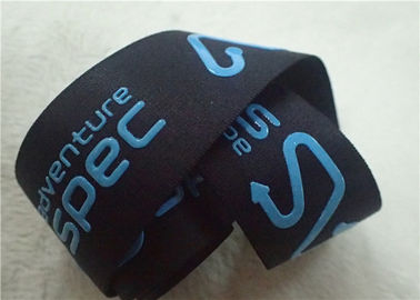Shiny Screen Printing Label Jacquard Elastic Band Roll Characteristic Cord For Decoration