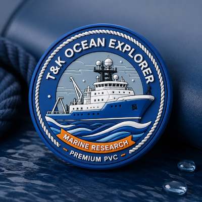 Custom silicone 3D High Frequency TPU Badges with logos ideal for apparel branding and durable clothing patch applications
