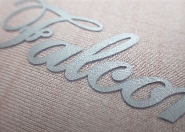 Customization Of Font And Color Heat Transfer Clothing Labels / Silicon Heat Press Tags