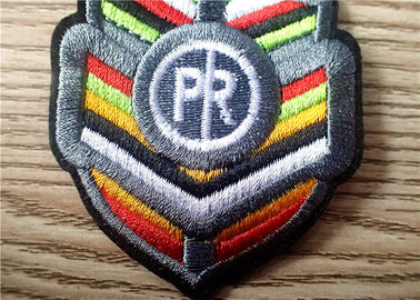 Durable Colorful Embroidered Patches Of Brand Logo For Garment