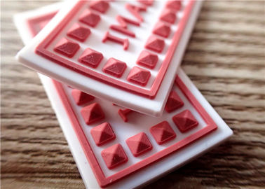 Personalized 3D Rubber Patches For Clothes / Hat Eco - Friendly