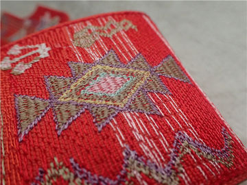 Self - Adhesive Custom Clothing Patches Colored Silk Embroidery Pattern